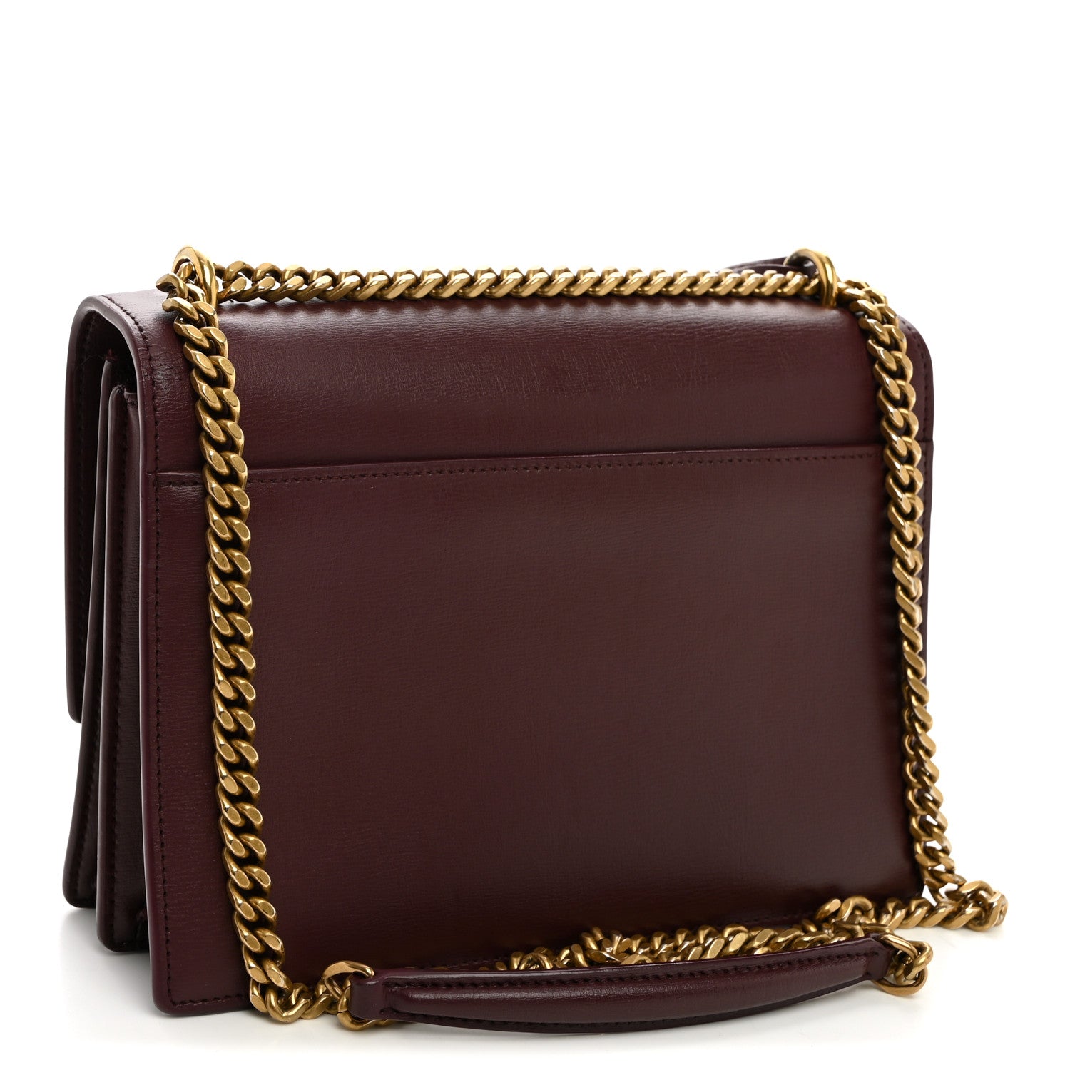 Saint Laurent Calfskin Medium Monogram Sunset Pallisandre 3 of 10