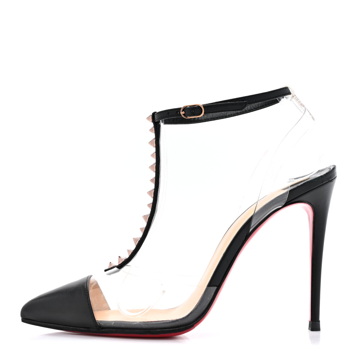 Christian Louboutin Kid PVC Nosy Spikes 100 Pumps 36 Black 1 of 12