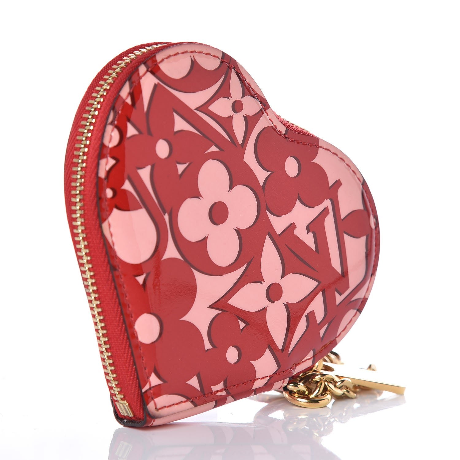 Louis Vuitton Patent Sweet Monogram Coeur Heart Coin Purse Pomme D'Amour 3 of 7