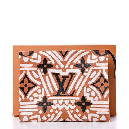 Louis Vuitton Monogram Giant Crafty Pochette Toiletry 26 Creme Caramel 7 of 7