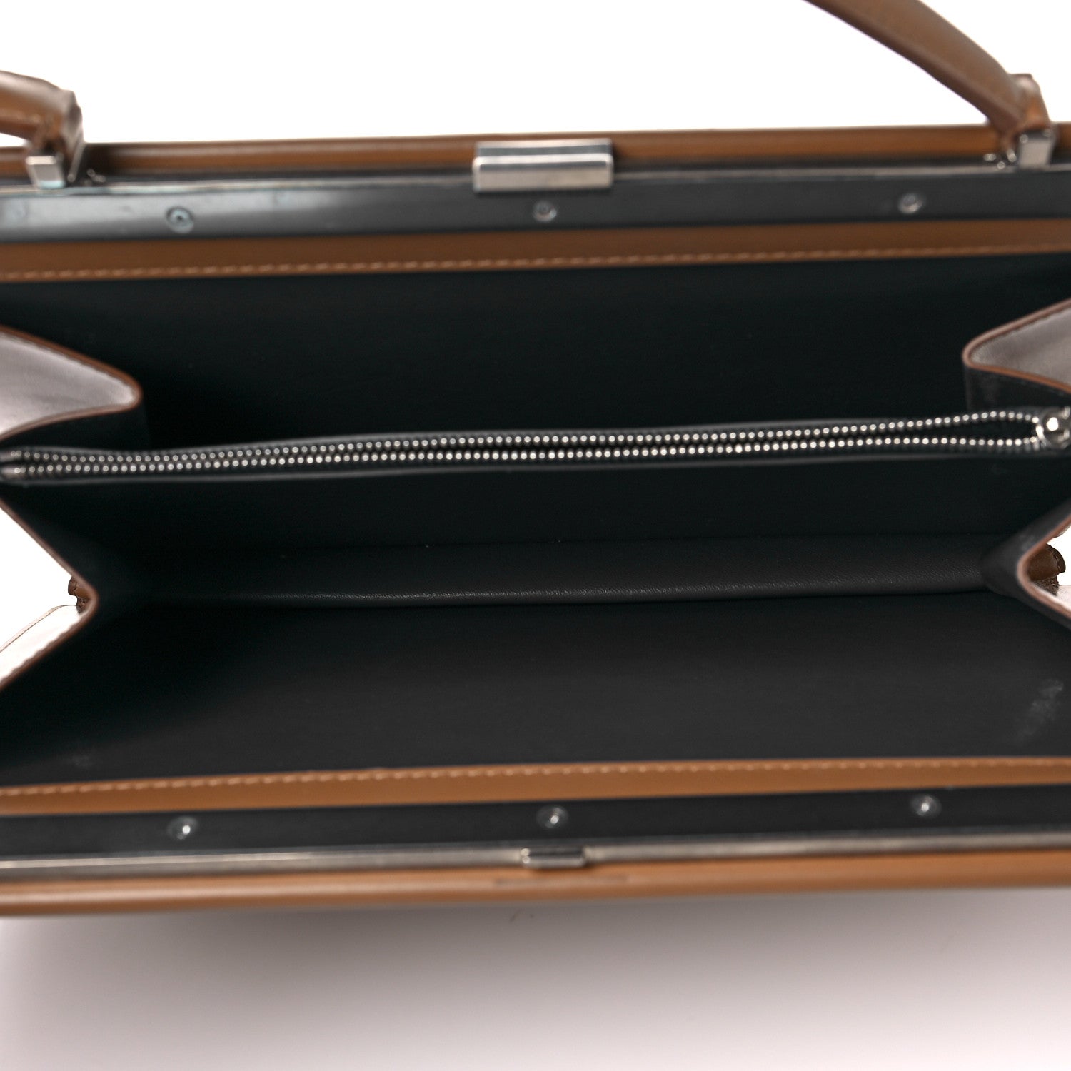 Celine Patina Box Calfskin Medium Clasp Bag Light Camel 4 of 9