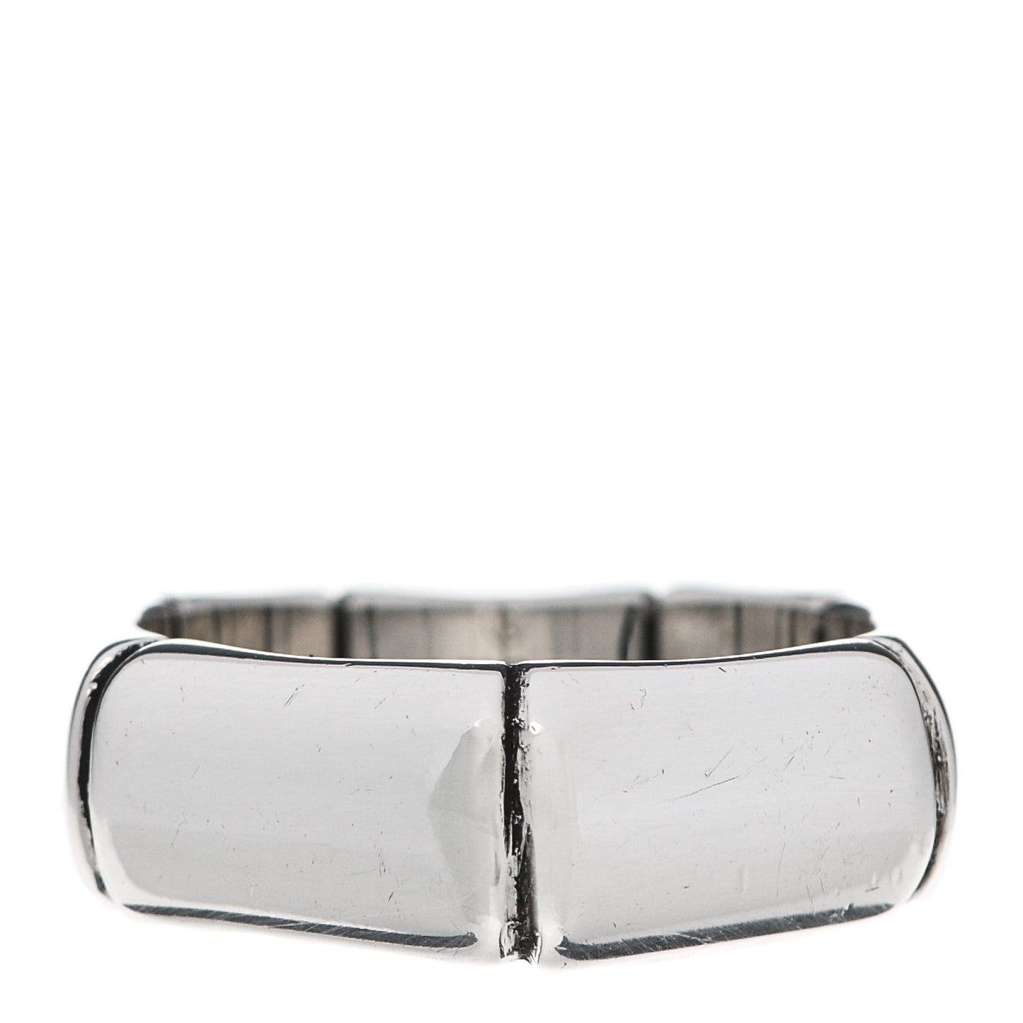 Sterling Silver Bamboo Band Ring 50 5.5