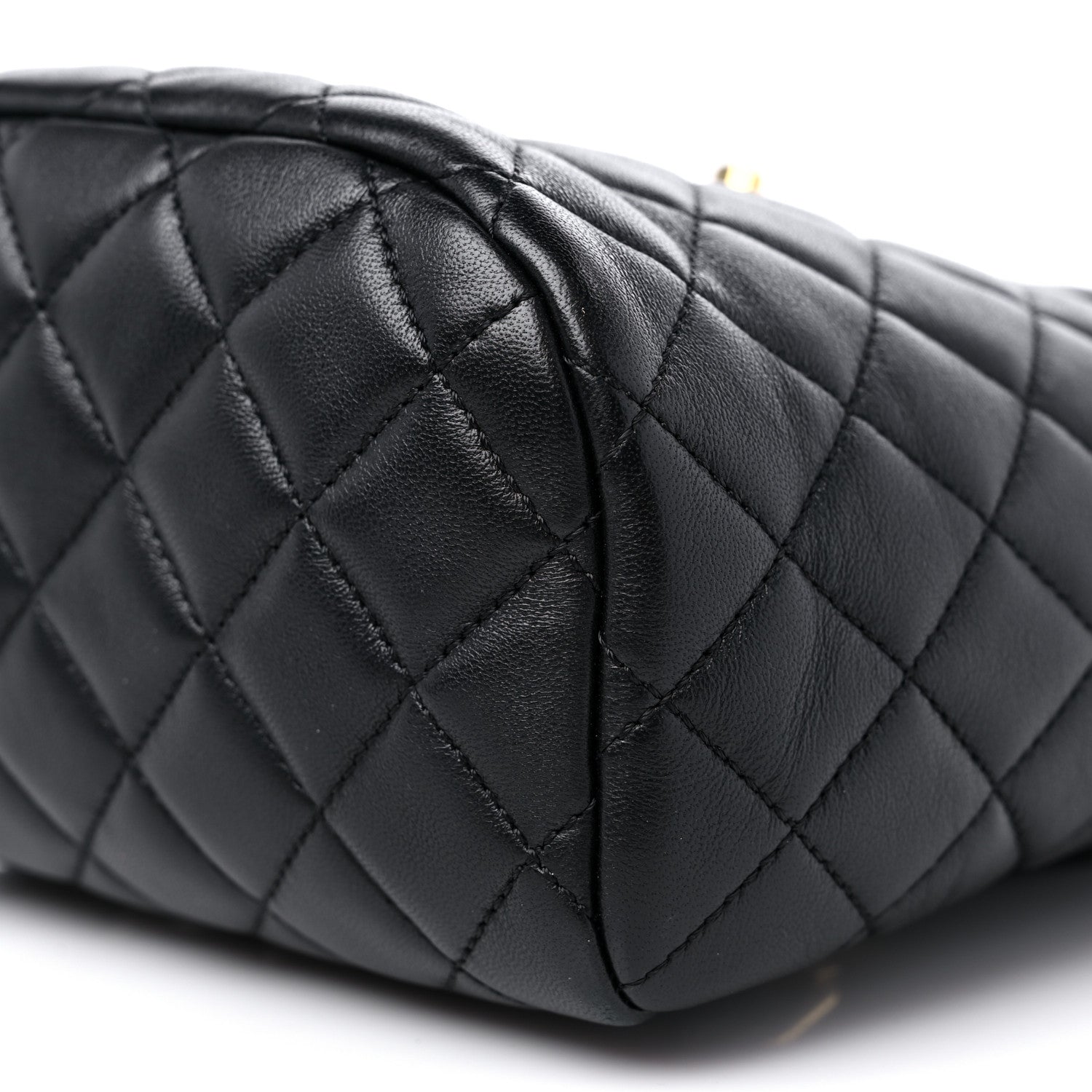 Chanel Lambskin Quilted Small Urban Spirit Backpack Black 9 of 10