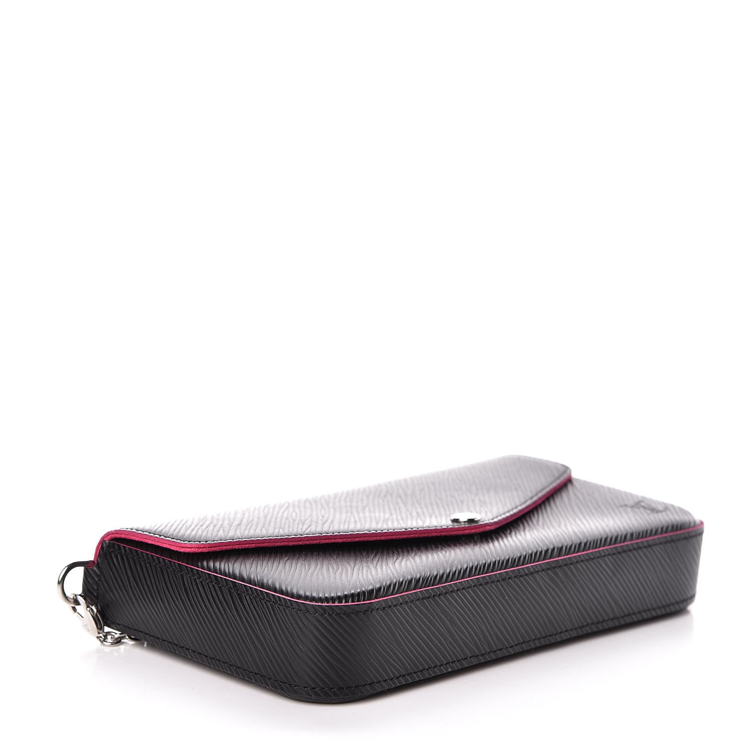 Louis Vuitton Epi Pochette Felicie Black Hot Pink 5 of 11