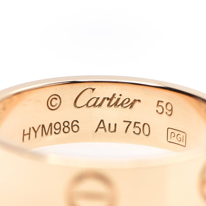 Cartier 18K Yellow Gold 5.5mm LOVE Ring 59 8.75 3 of 4