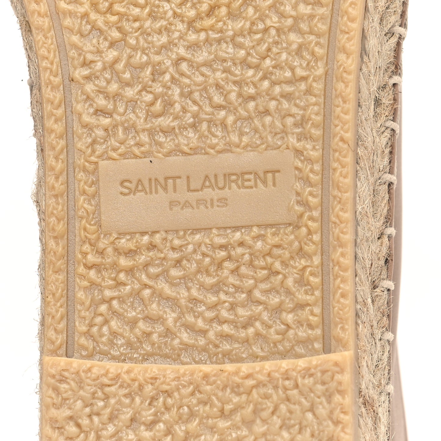 Lambskin Monogram Espadrilles 35 Nude