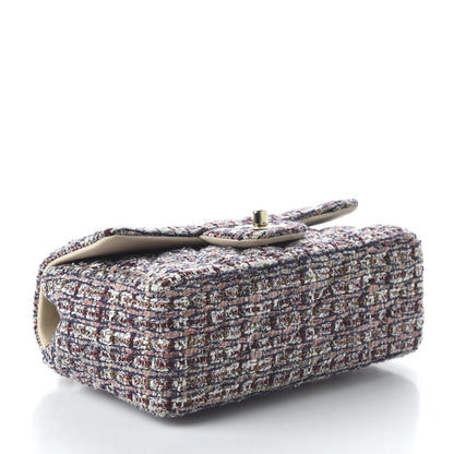 Chanel Tweed Quilted Mini Rectangular Flap Pink 6 of 19