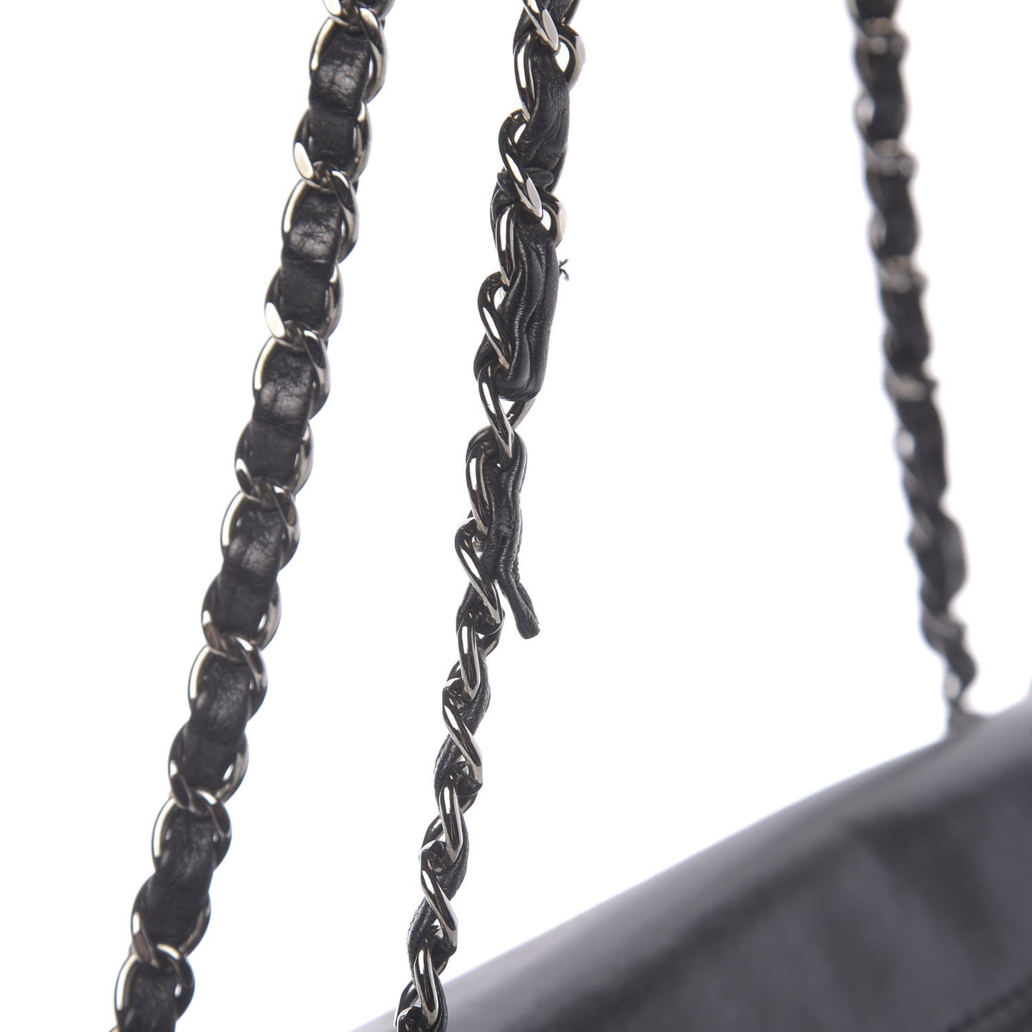 Lambskin Lax Accordion Flap Black