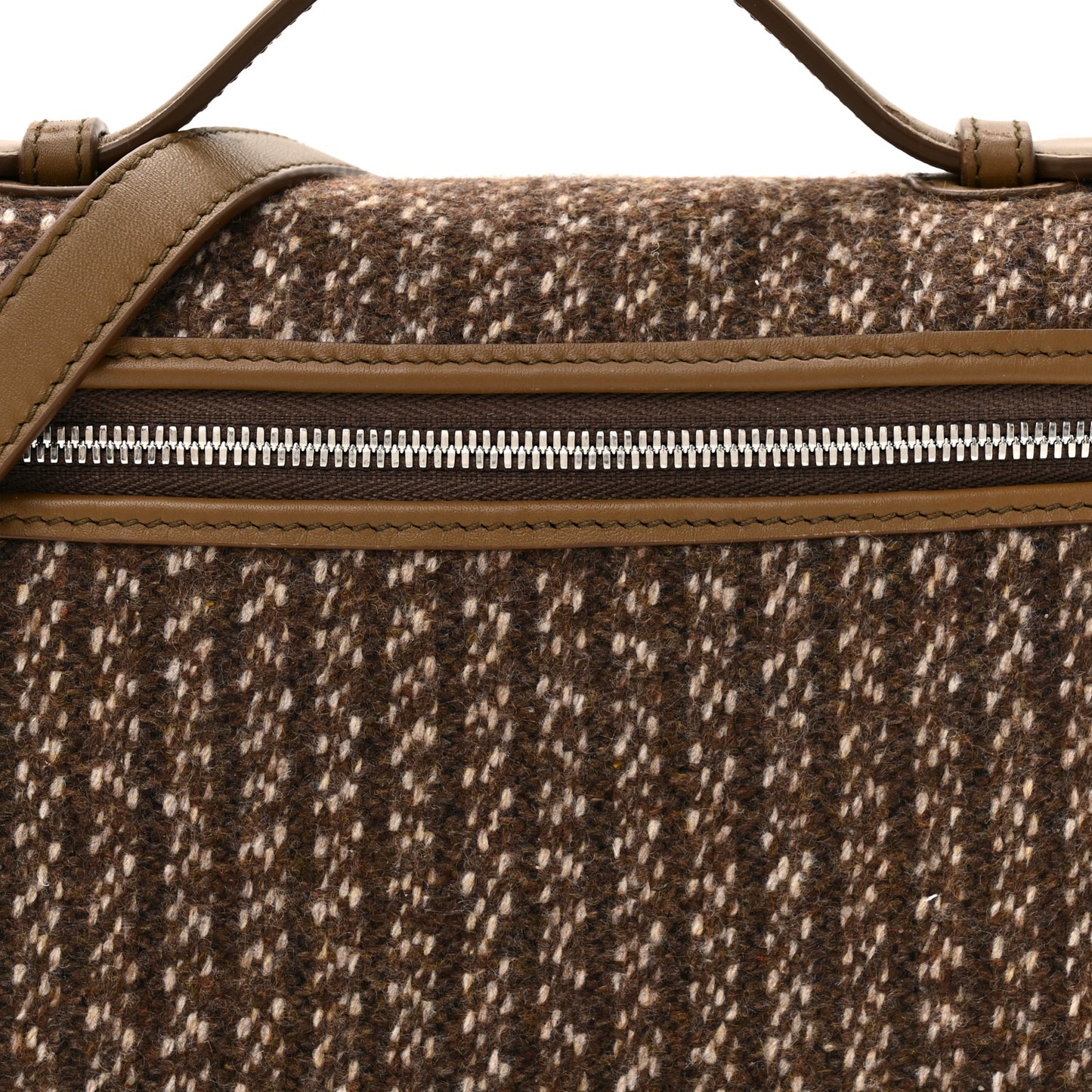 Cashmere Extra Pocket Pouch L19 Mocha Latte Ebony