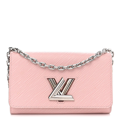 Louis Vuitton Epi Twist Chain Wallet Rose Ballerine 1 of 12