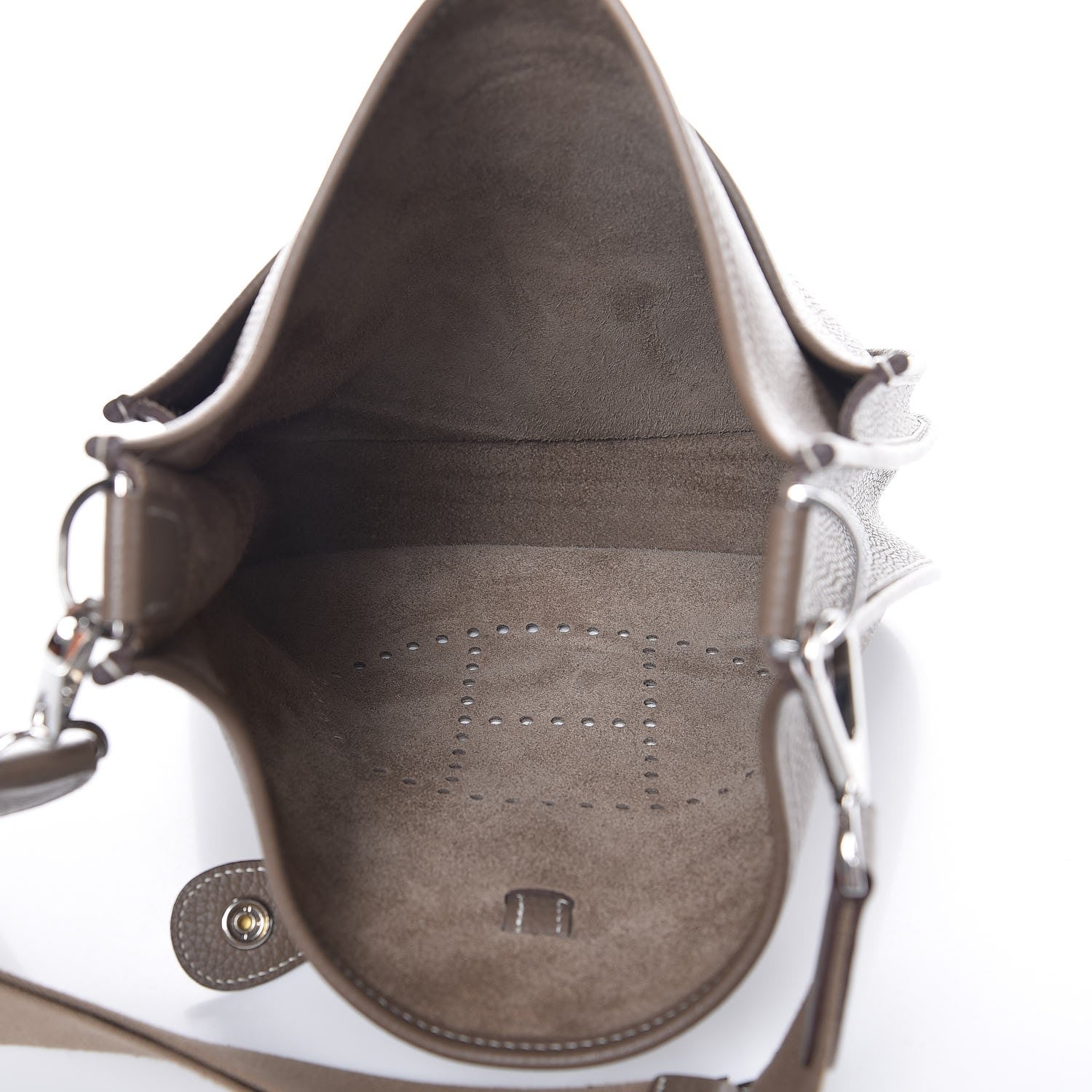 Hermes Taurillon Clemence Evelyne III PM Etoupe 5 of 8