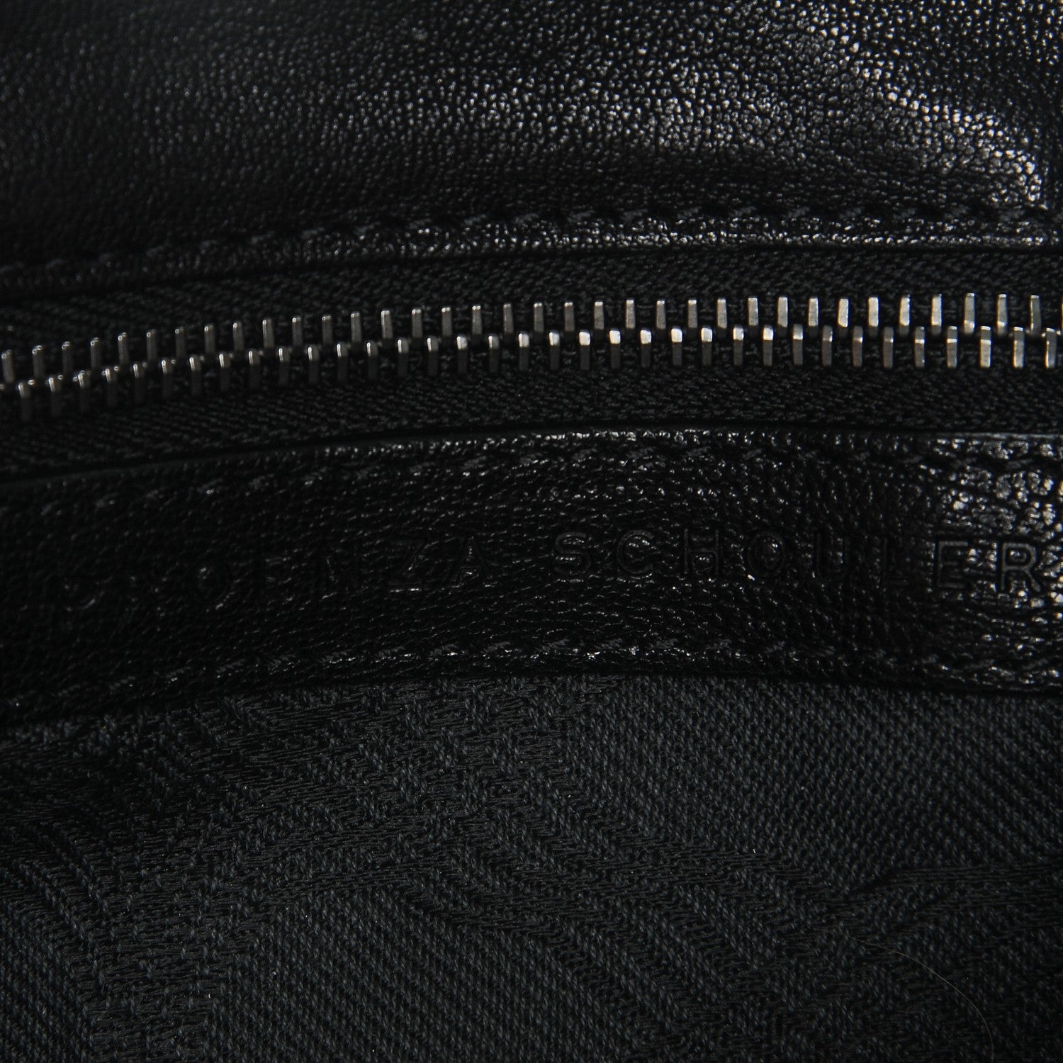 Proenza Schouler Lambskin PS1 Pochette Clutch Black 6 of 7