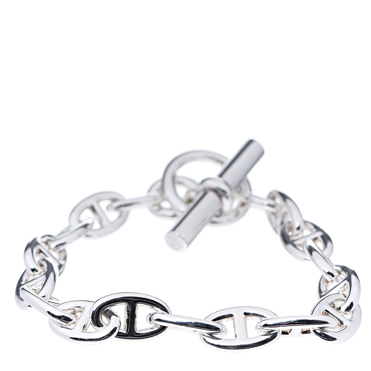 Hermes Sterling Silver PM Chaine D'Ancre Bracelet 1 of 6