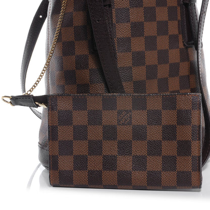 Louis Vuitton Damier Ebene Marais Bucket 23 5 of 9