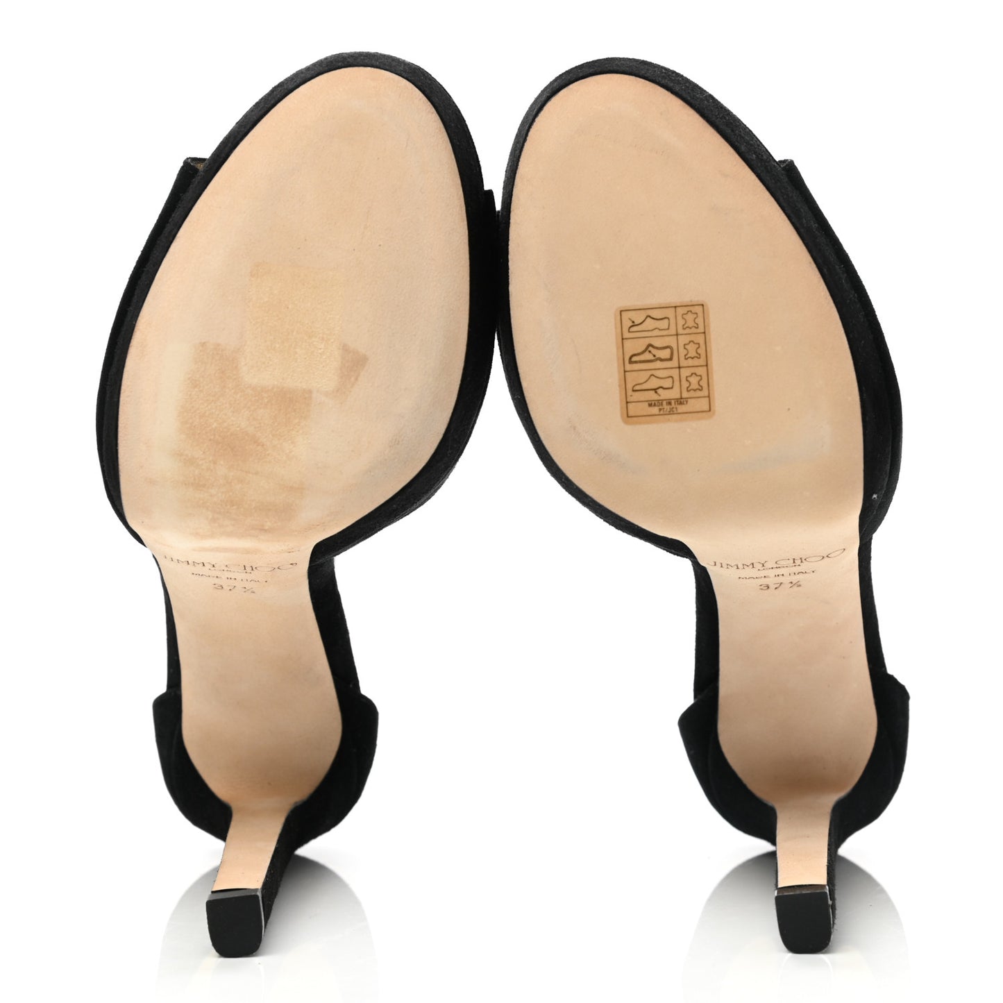 Suede Max 150 Sandals 37.5 Black