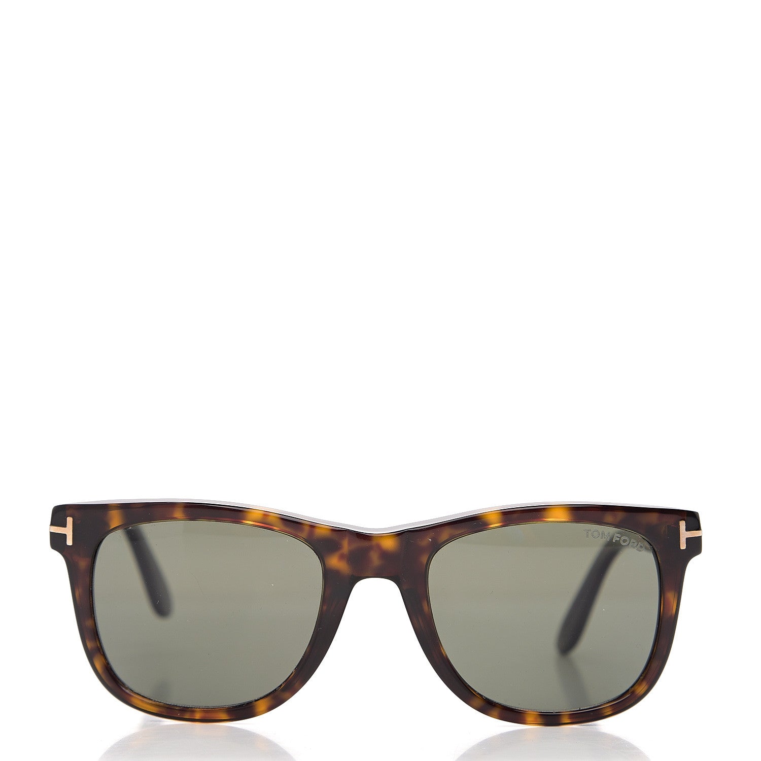 Tom Ford Polarized Leo Square Sunglasses TF336 Havana 2 of 8