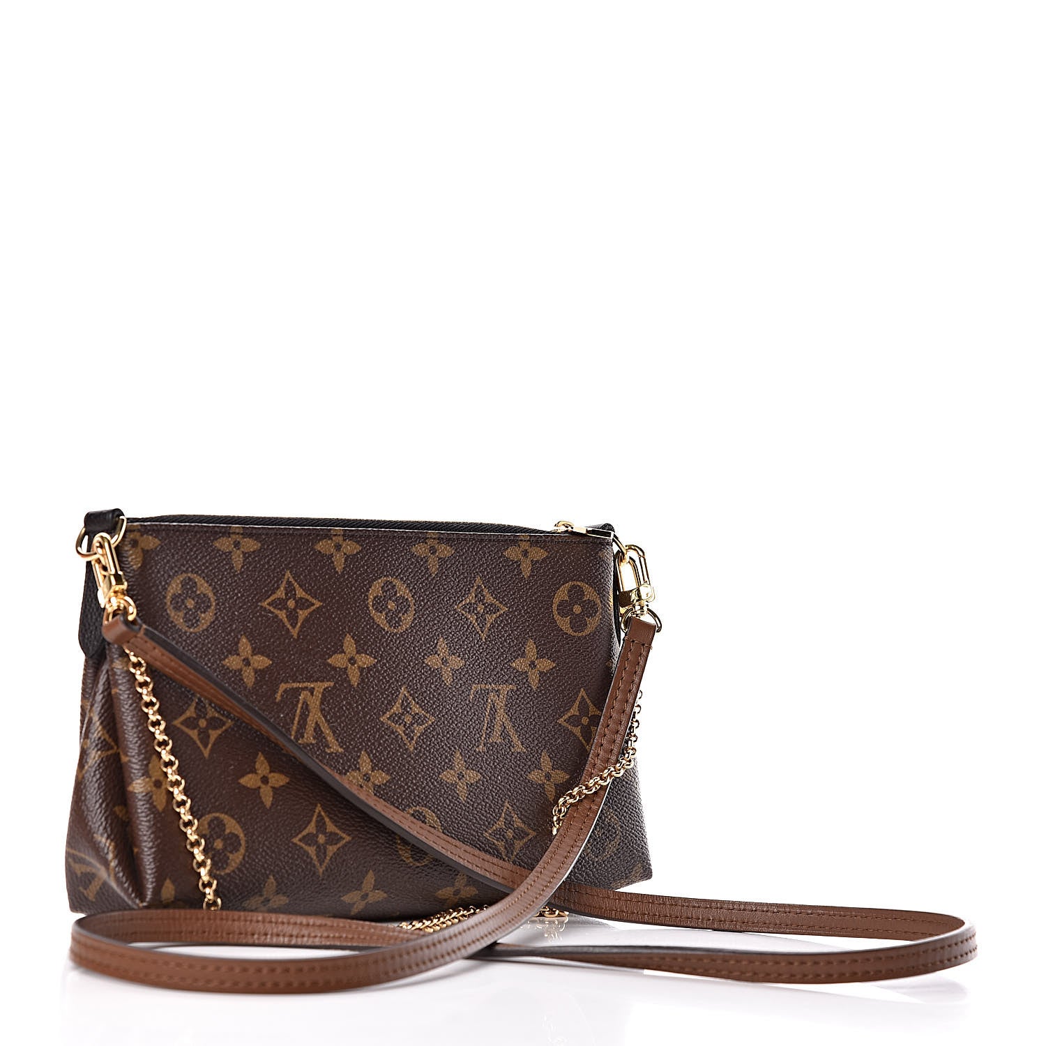 Louis Vuitton Monogram Pallas Clutch Black 3 of 12