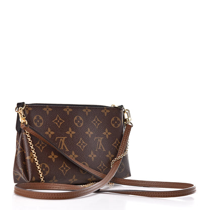 Louis Vuitton Monogram Pallas Clutch Black 3 of 12