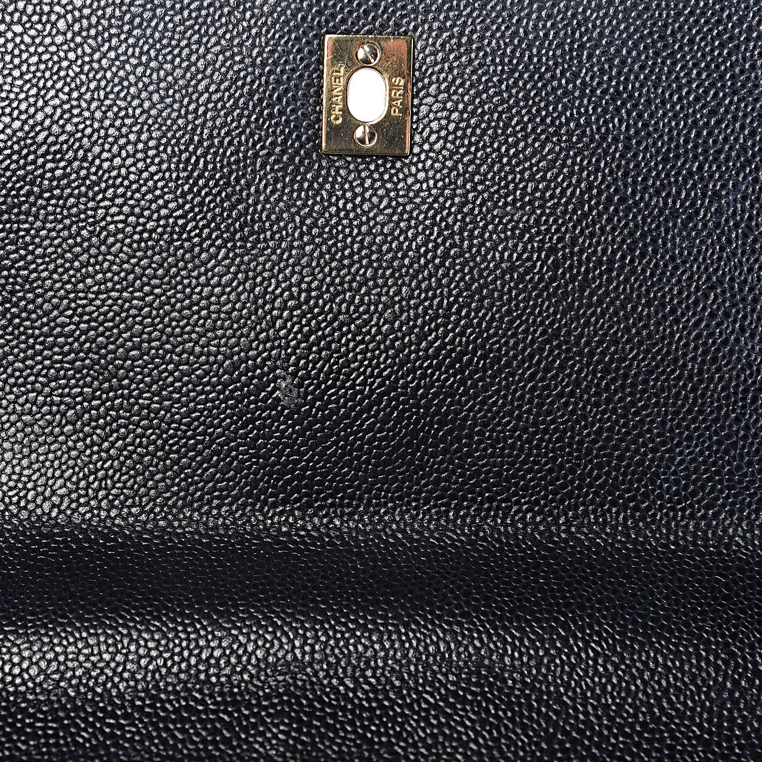 Chanel Caviar Quilted Jumbo Kelly Flap Black 11 of 16