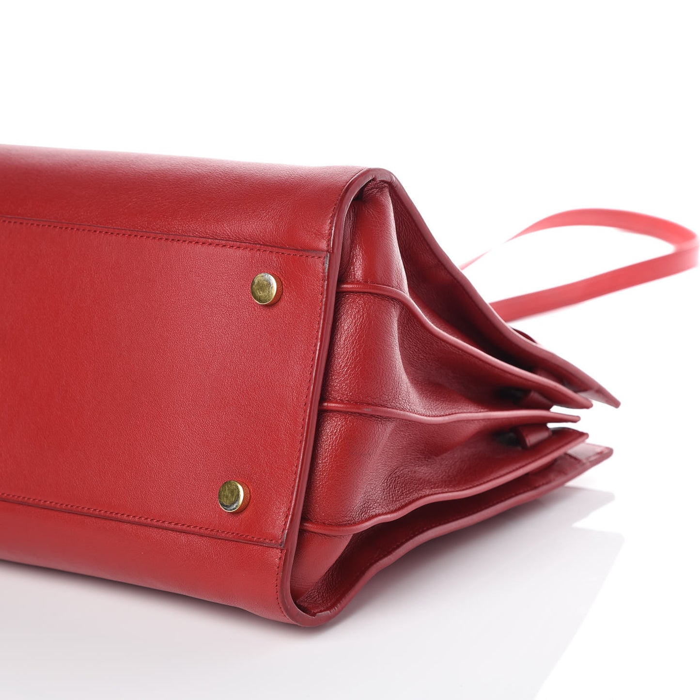Calfskin Small Sac De Jour Lipstick Red