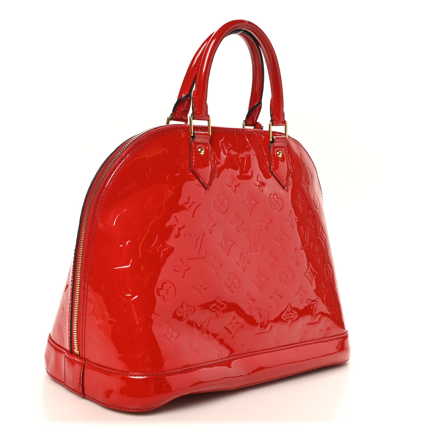 Louis Vuitton Vernis Alma PM Cherry 3 of 12