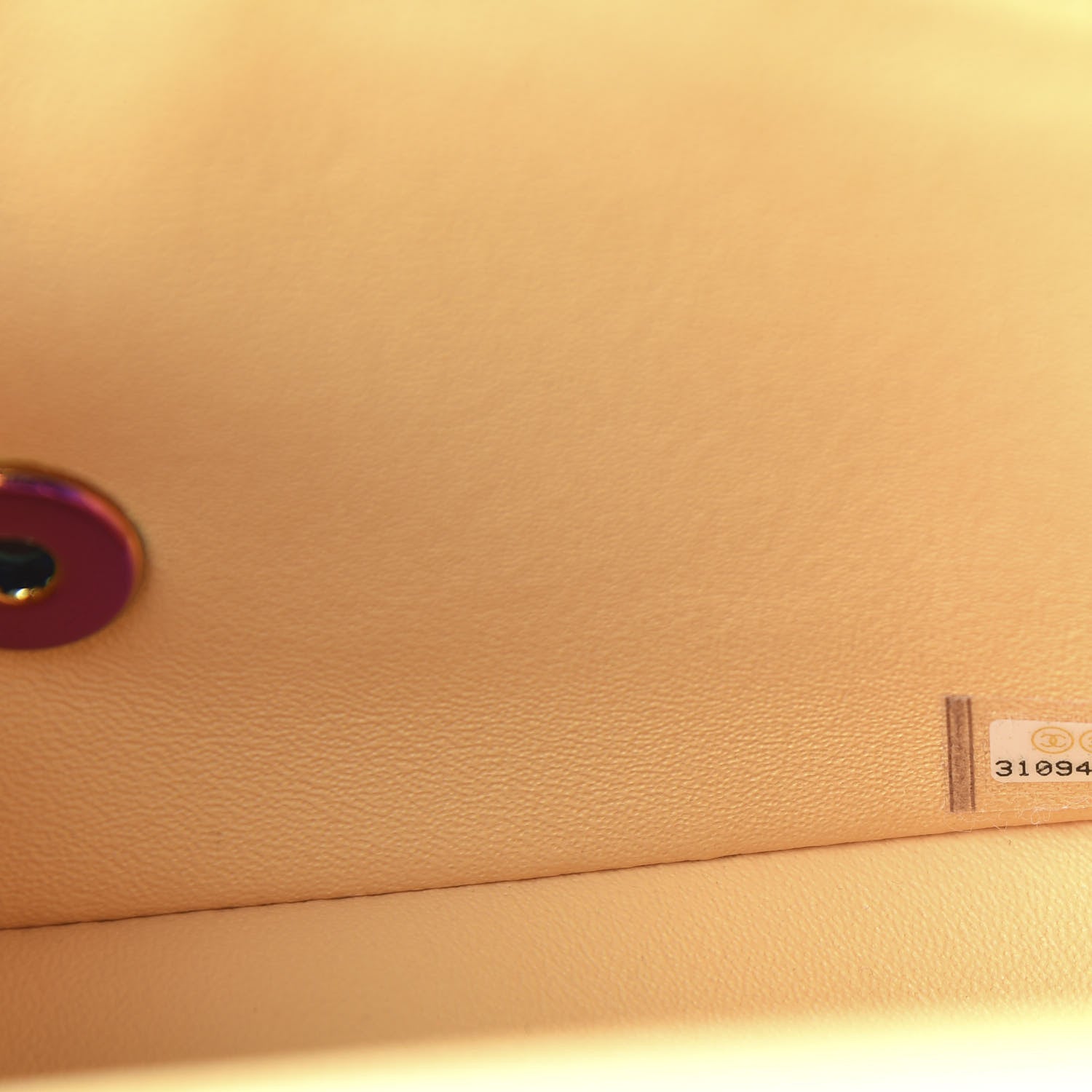 Chanel Lambskin Quilted Mini Rectangular Flap Pink Yellow 9 of 11
