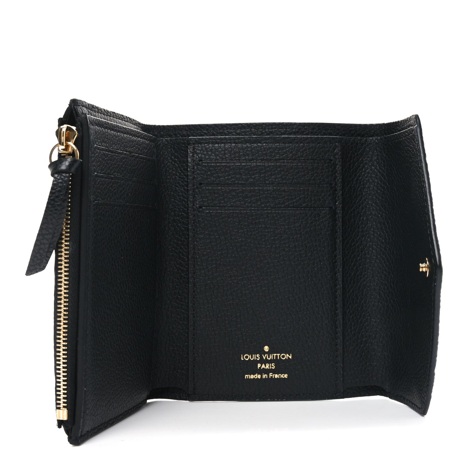 Louis Vuitton Empreinte Victorine Wallet Black 5 of 6