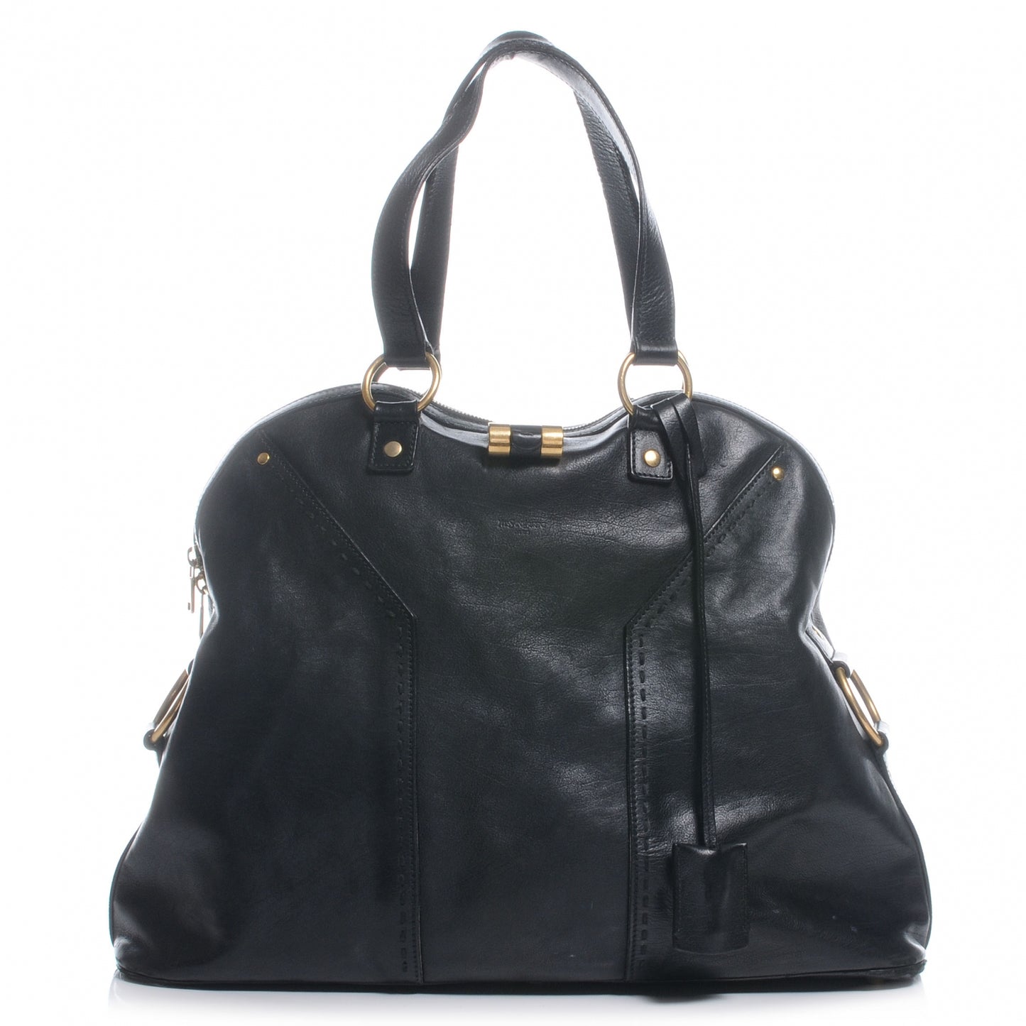 Leather Oversized Muse Black