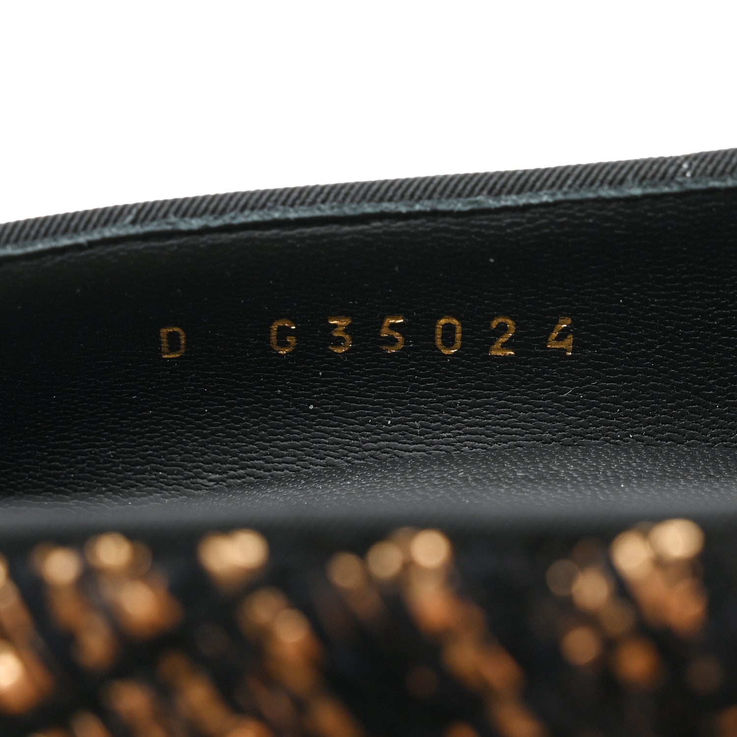 Chanel Tweed CC Pumps 38.5 Black Gold 6 of 9