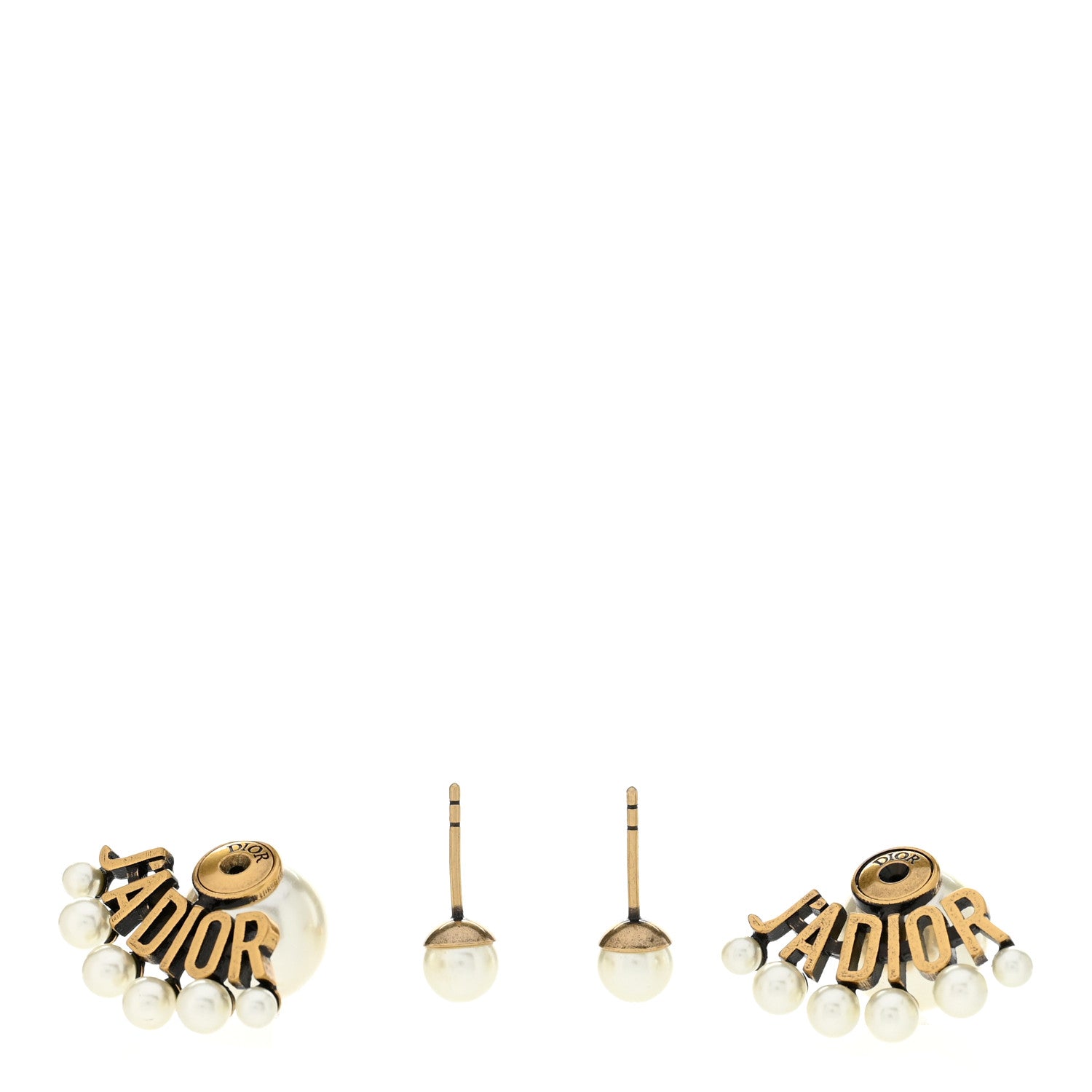Christian Dior Pearl J'Adior Dior Tribal Earrings 3 of 5