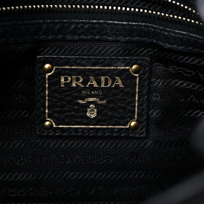 Prada Vitello Daino Hobo Black 5 of 10