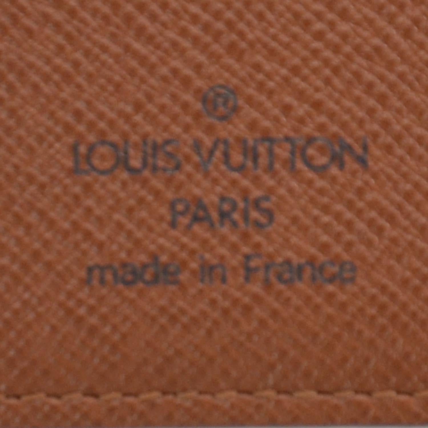 Louis Vuitton Monogram Porte Valeurs Checkbook Wallet 6 of 7