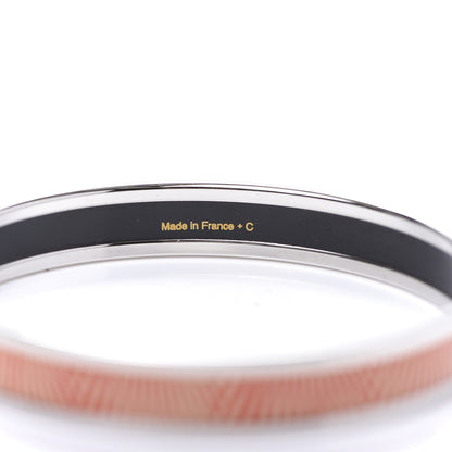 Hermes Enamel Printed Narrow Manufacture de Boucleries Rayons Bracelet 62 4 of 6