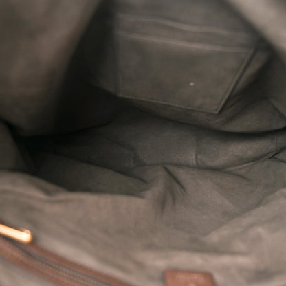 Gucci GG Supreme Monogram Web Animalier Bee Vertical Tote Brown 5 of 10