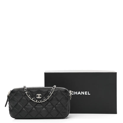 Chanel Caviar Quilted Small Clutch With Chain Black 14 of 14
