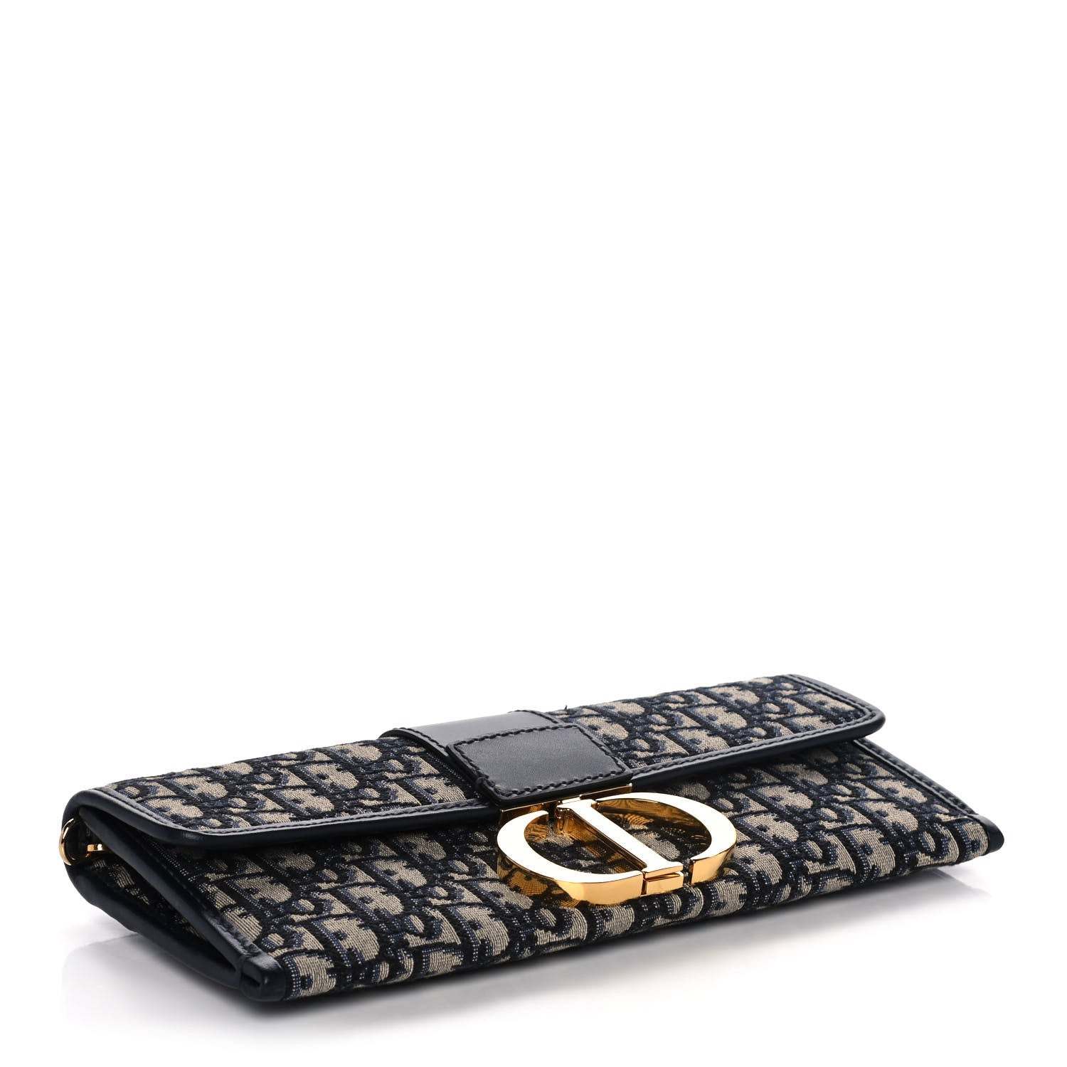 Christian Dior Oblique 30 Montaigne Chain Pouch Blue 4 of 11