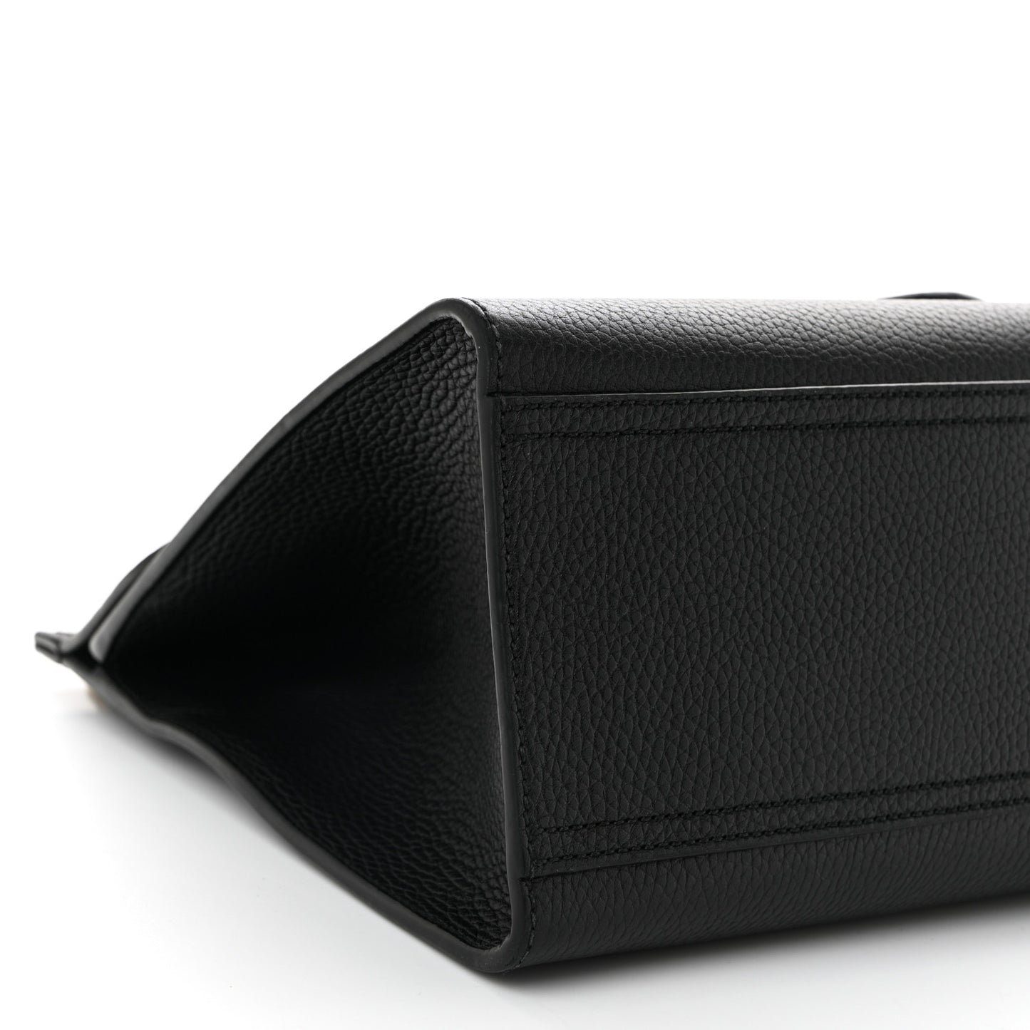 Calfskin Small GG Marmont Top Handle Bag Black