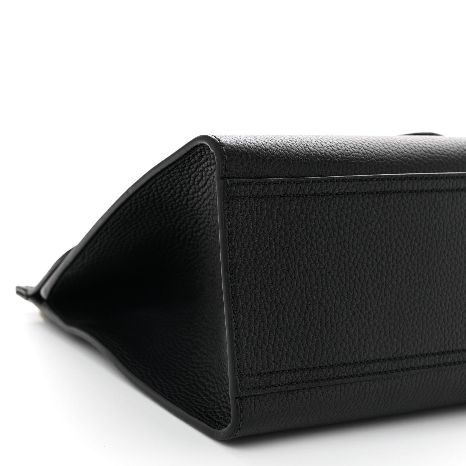 Gucci Calfskin Small GG Marmont Top Handle Bag Black 9 of 10