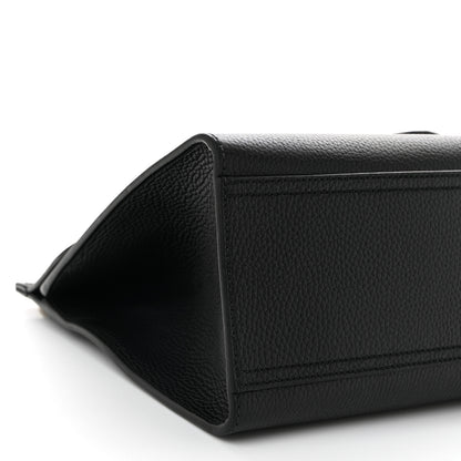 Gucci Calfskin Small GG Marmont Top Handle Bag Black 9 of 10