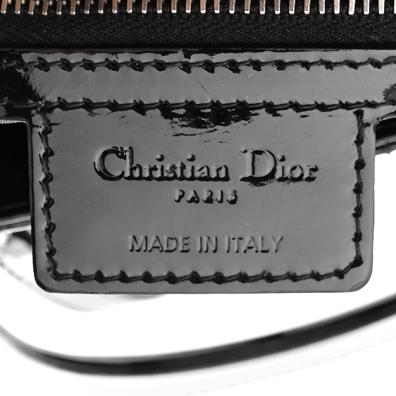 Christian Dior Patent Cannage Large Lady Dior Black 6 of 10