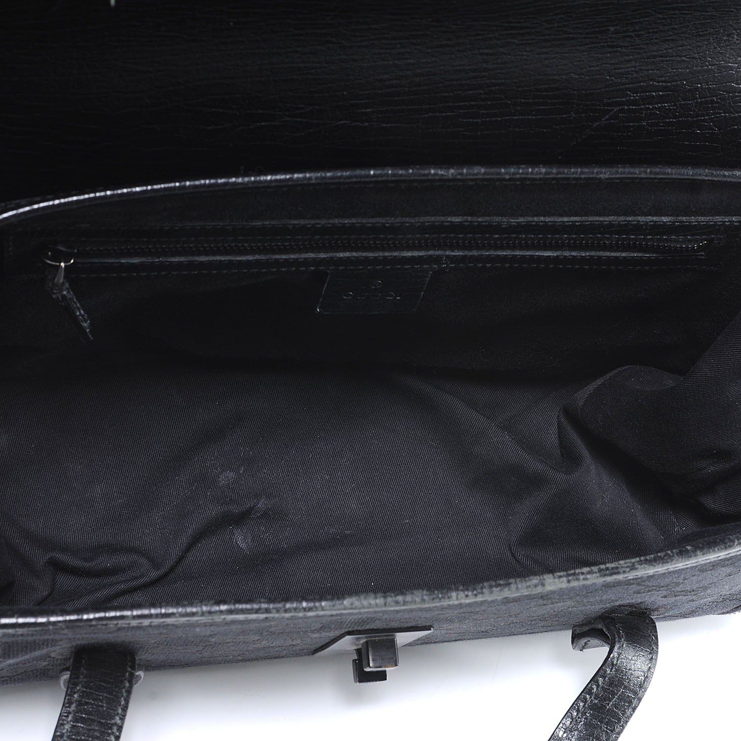 Gucci Monogram GG Small Bamboo Bullet Black 5 of 7