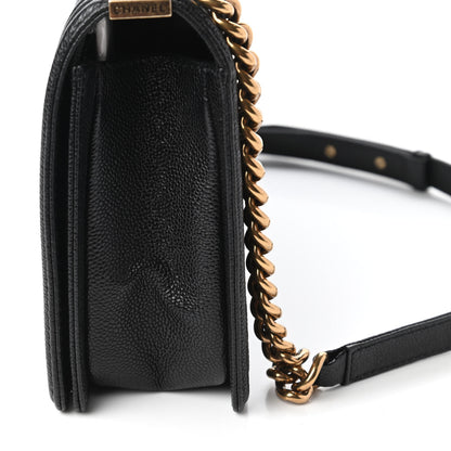 Chanel Caviar Quilted New Medium Boy Flap Black 12 of 13
