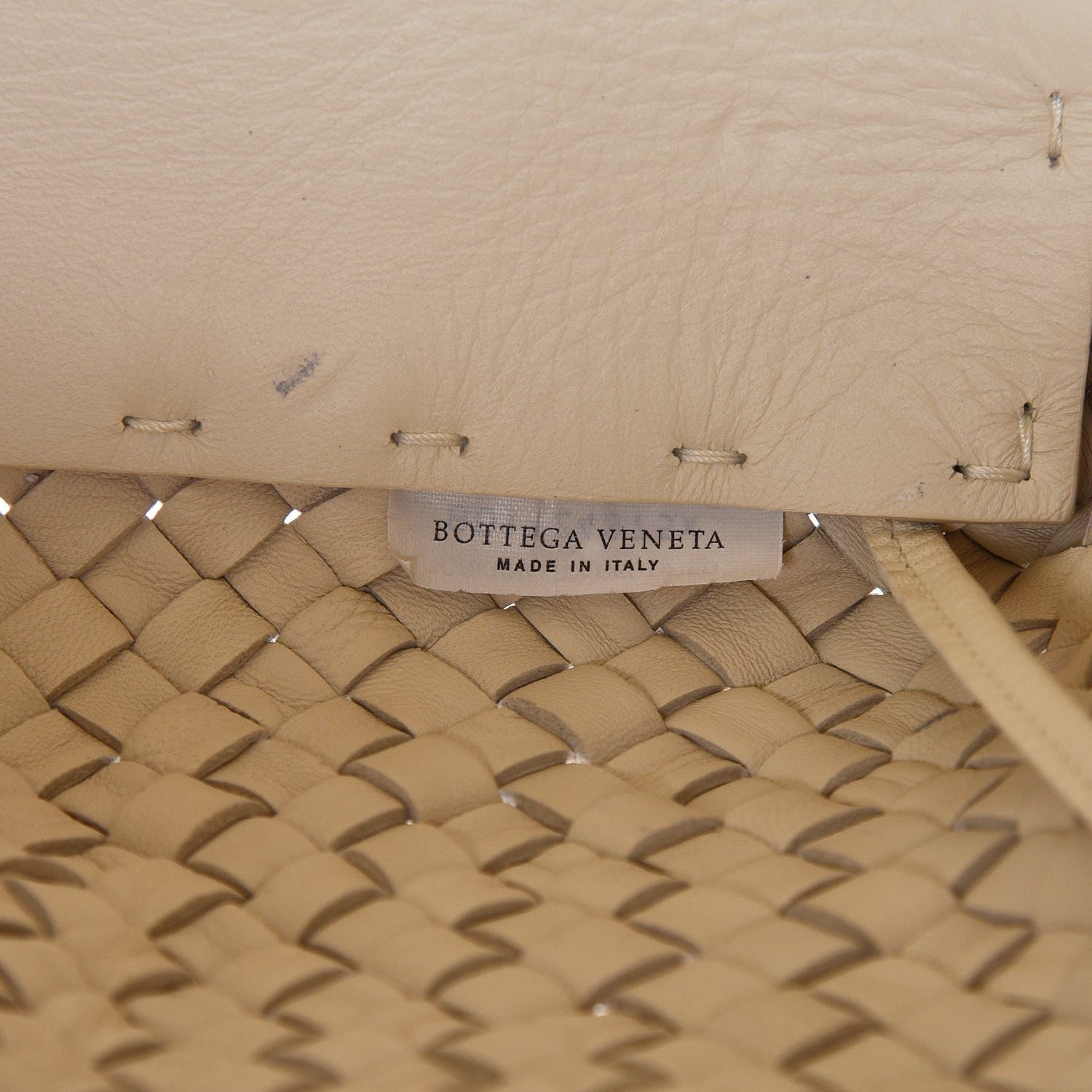 Bottega Veneta Nappa Intrecciato Medium Paillettes Cabat Cream 7 of 10