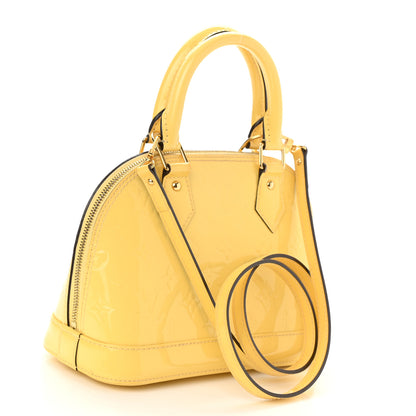 Louis Vuitton Vernis Alma BB Citrine 3 of 10