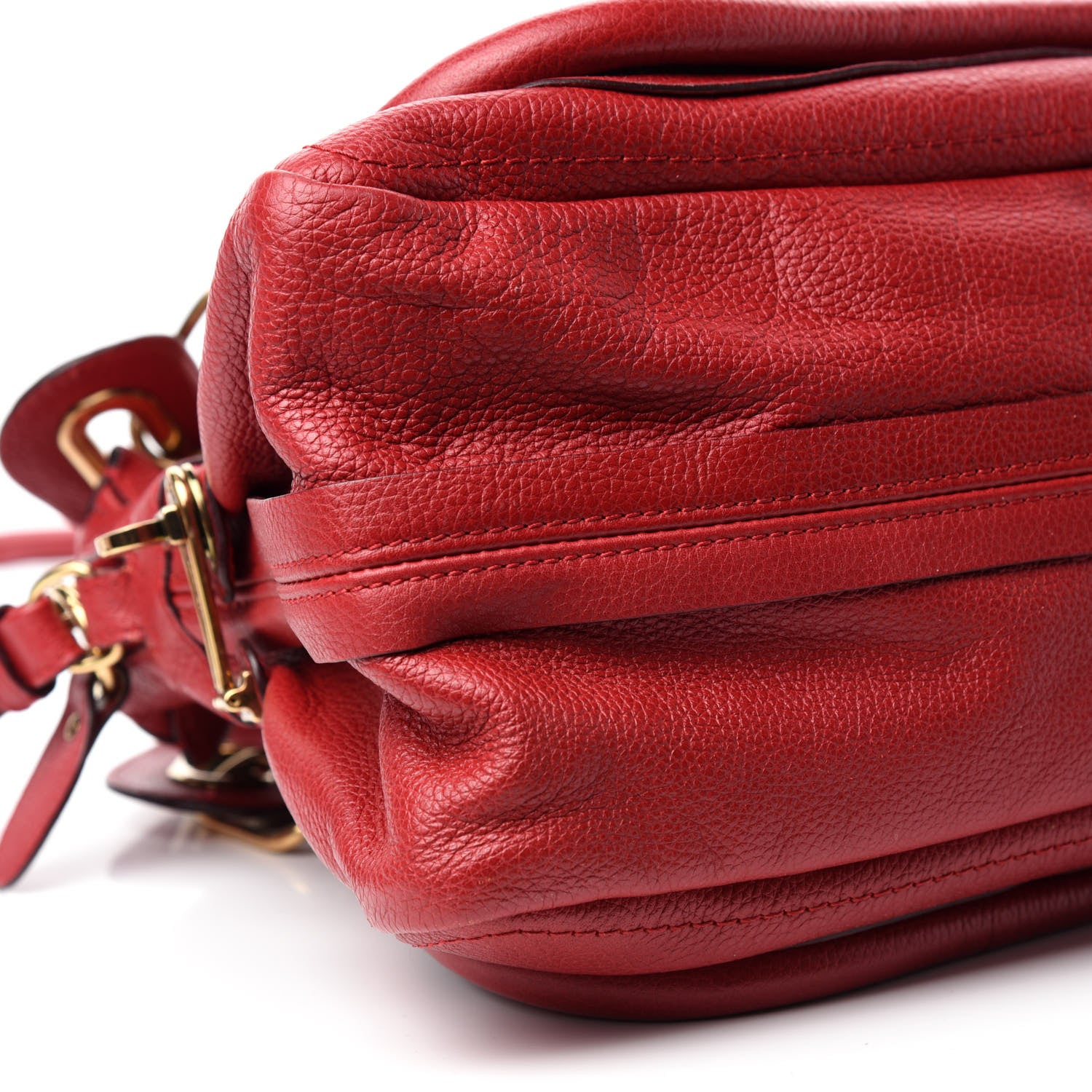 Chloe Calfskin Medium Paraty Holly Berry 6 of 10