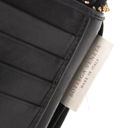 Bottega Veneta Nappa Intrecciato Zip Around Compact Wallet Nero Black 8 of 11