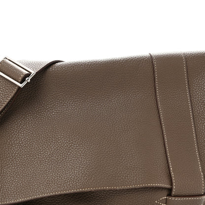 Hermes Taurillon Clemence Alfred 35 Etoupe 7 of 12