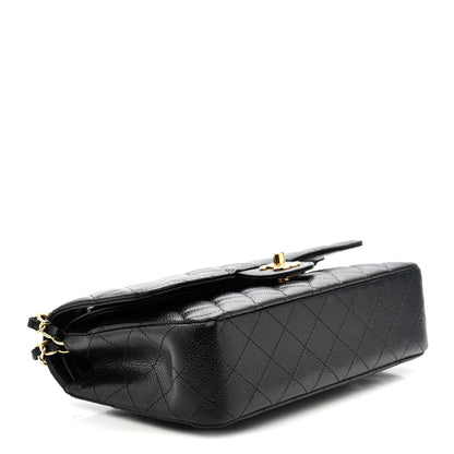 Chanel Caviar Quilted Medium Double Flap Black 4 of 10