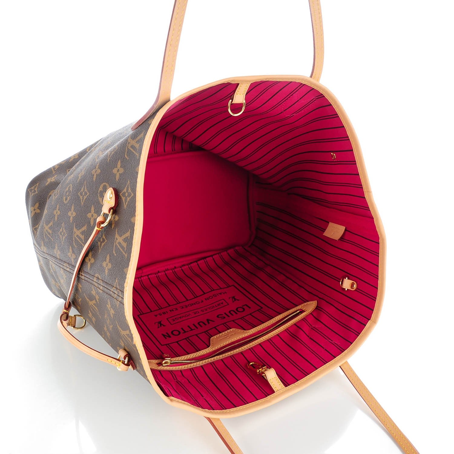 Louis Vuitton Monogram Neo Neverfull MM Pivoine 6 of 9