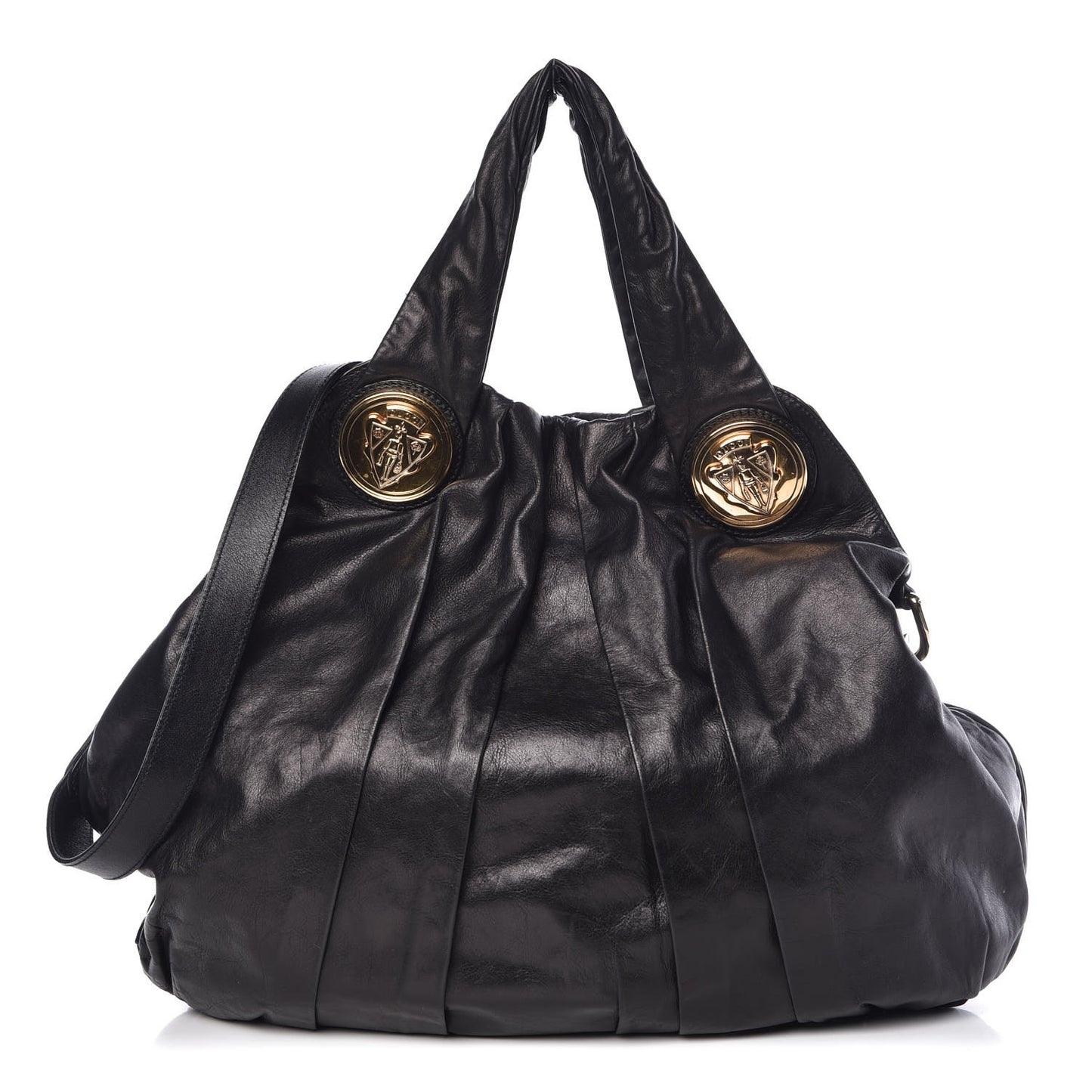 Calfskin Medium Hysteria Top Handle Bag Black
